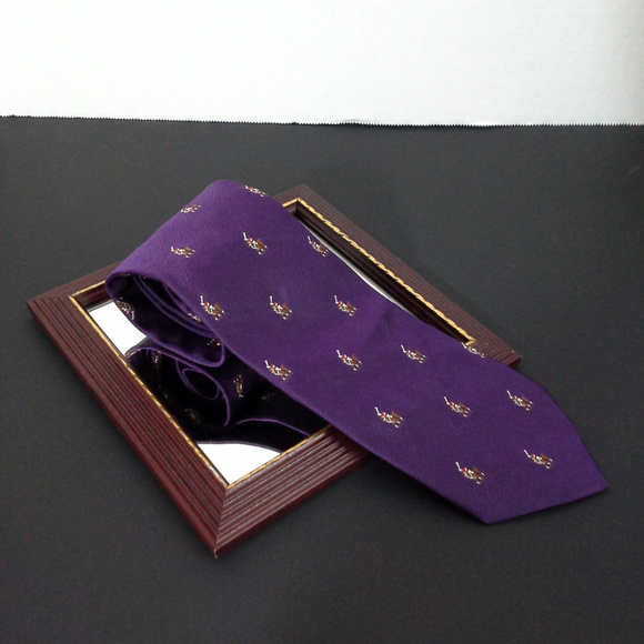 Polo Ralph Lauren Other - Polo Ralph Lauren mens tie Purple Polo pony 3.5"